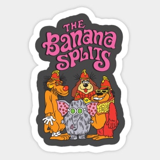 The Banana Splits Illustration Sticker